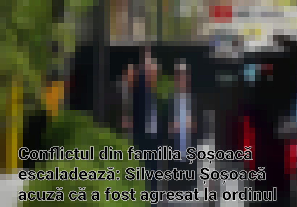 Conflictul din familia Șoșoacă escaladează: Silvestru Șoșoacă acuză că a fost agresat la ordinul soției sale, senatoarea Diana Șoșoacă Imagini