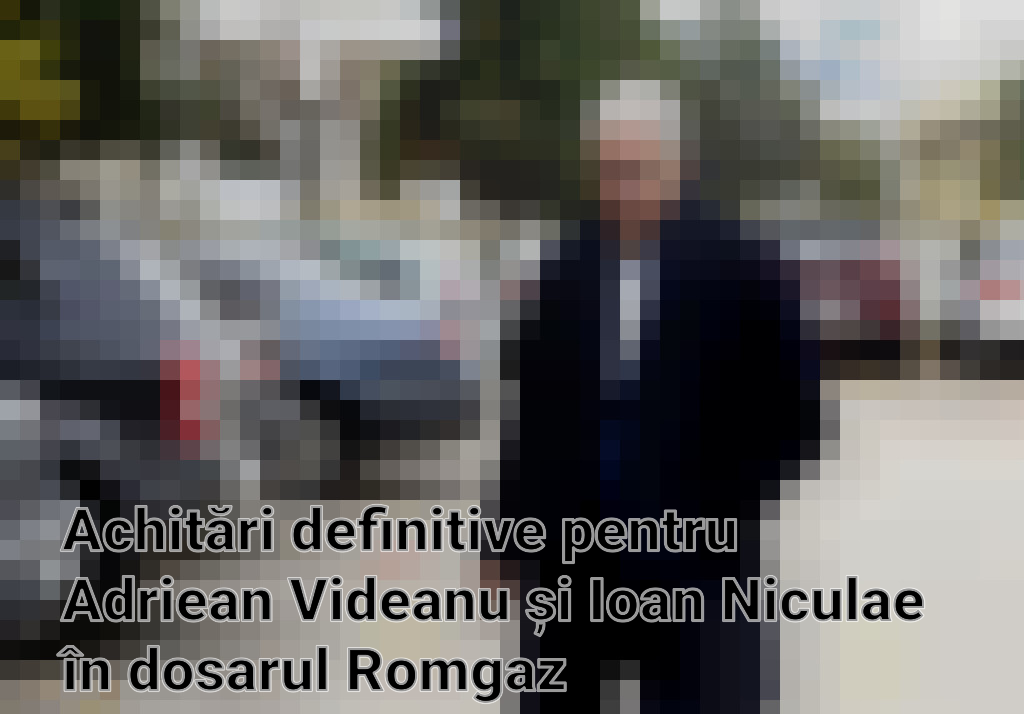 Achitări definitive pentru Adriean Videanu și Ioan Niculae în dosarul Romgaz Imagini