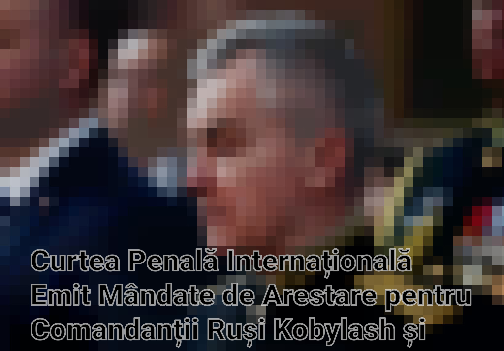 Curtea Penală Internațională Emit Mândate de Arestare pentru Comandanții Ruși Kobylash și Sokolov Imagini
