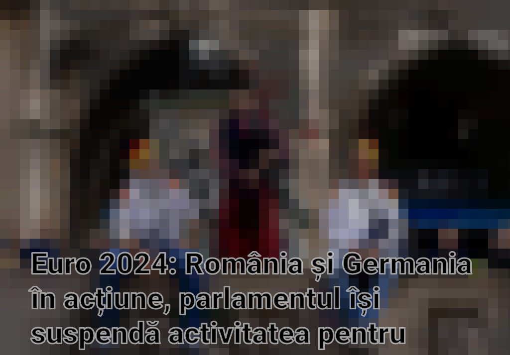 Euro 2024: România și Germania în acțiune, parlamentul își suspendă activitatea pentru fotbal Imagini