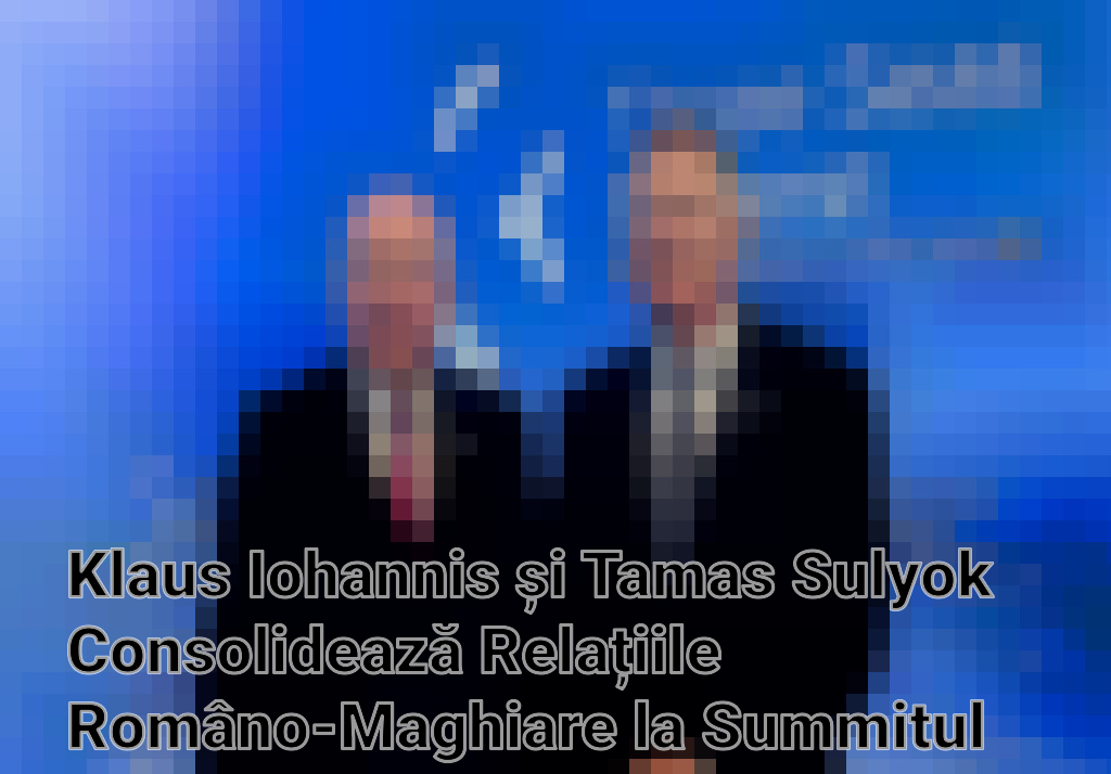 Klaus Iohannis și Tamas Sulyok Consolidează Relațiile Româno-Maghiare la Summitul Inițiativei celor Trei Mări Imagini