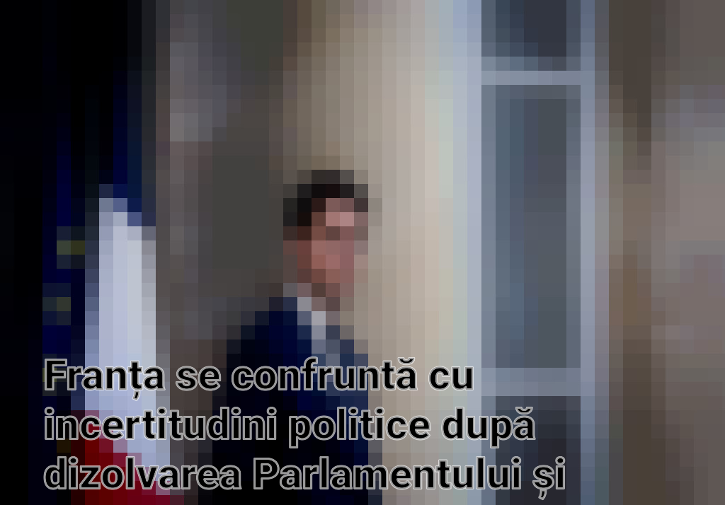 Franța se confruntă cu incertitudini politice după dizolvarea Parlamentului și demisia Guvernului Attal Imagini