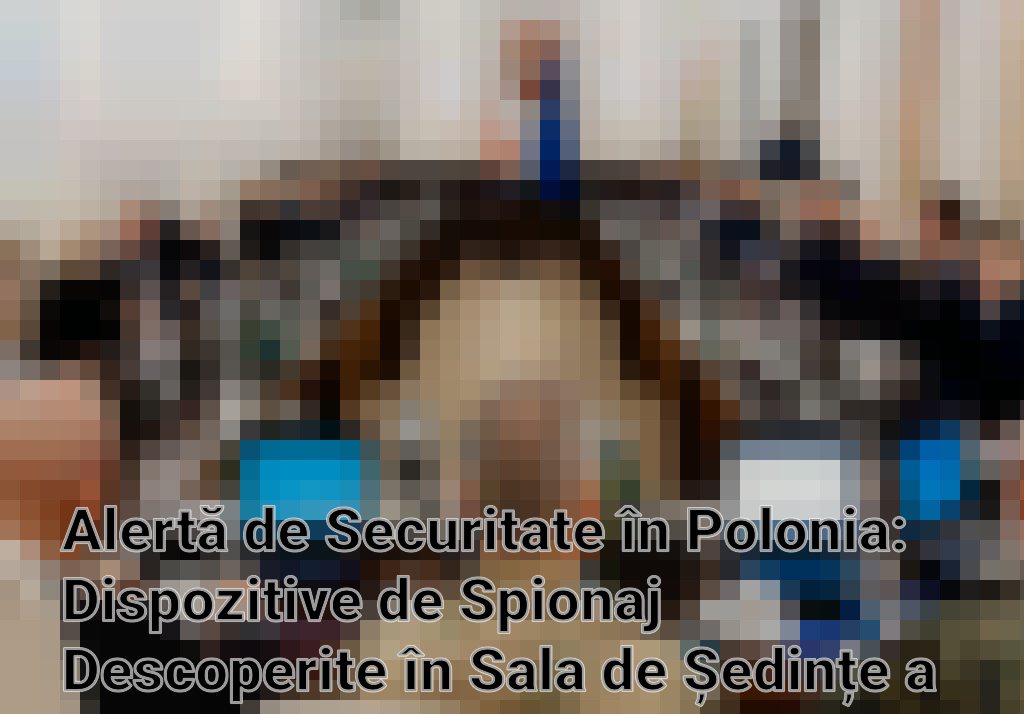 Alertă de Securitate în Polonia: Dispozitive de Spionaj Descoperite în Sala de Ședințe a Guvernului Imagini