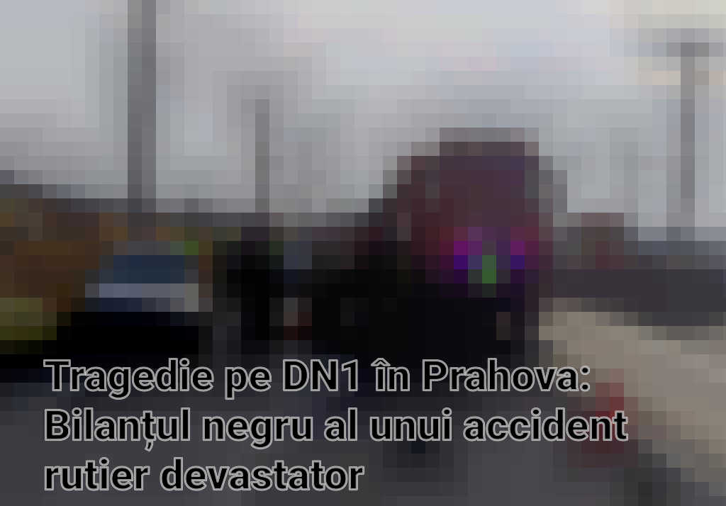 Tragedie pe DN1 în Prahova: Bilanțul negru al unui accident rutier devastator
