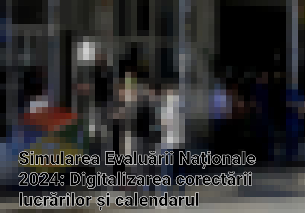 Simularea Evaluării Naționale 2024: Digitalizarea corectării lucrărilor și calendarul examenelor Imagini