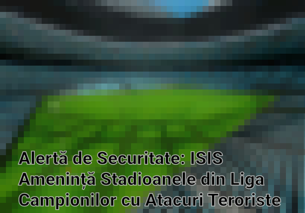 Alertă de Securitate: ISIS Amenință Stadioanele din Liga Campionilor cu Atacuri Teroriste