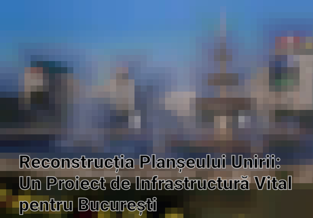 Reconstrucția Planșeului Unirii: Un Proiect de Infrastructură Vital pentru București