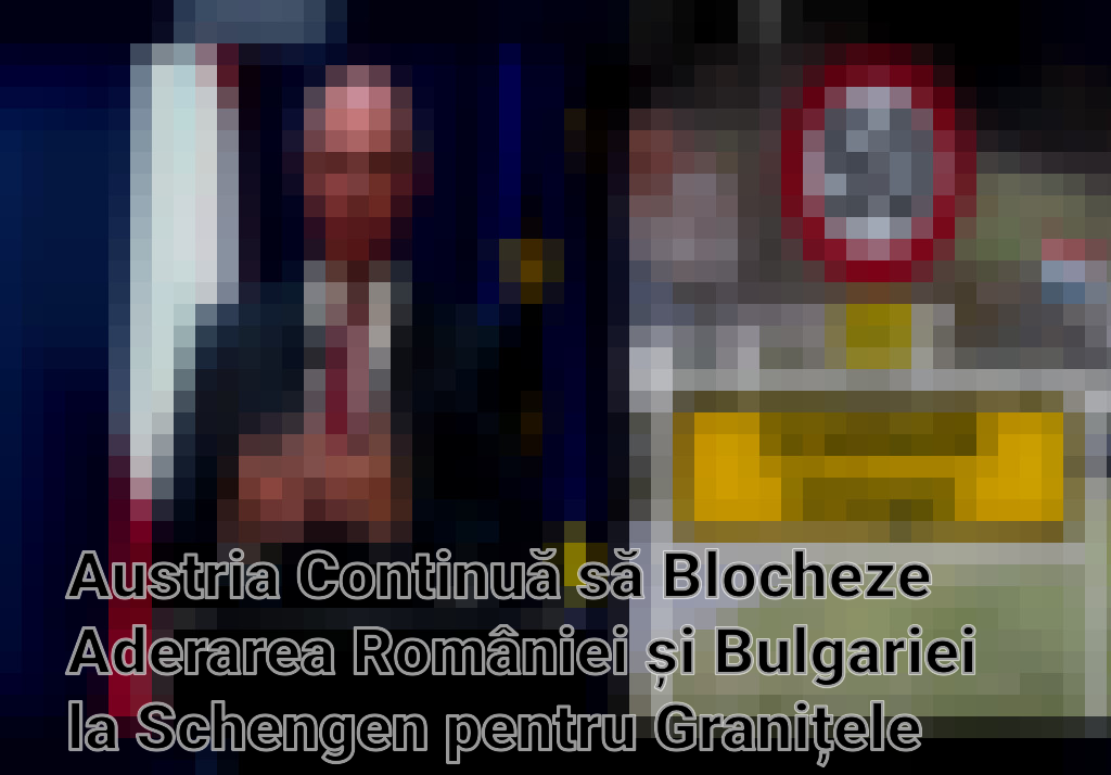 Austria Continuă să Blocheze Aderarea României și Bulgariei la Schengen pentru Granițele Terestre Imagini