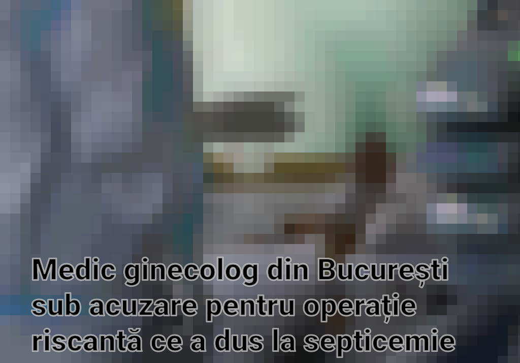 Medic ginecolog din București sub acuzare pentru operație riscantă ce a dus la septicemie Imagini
