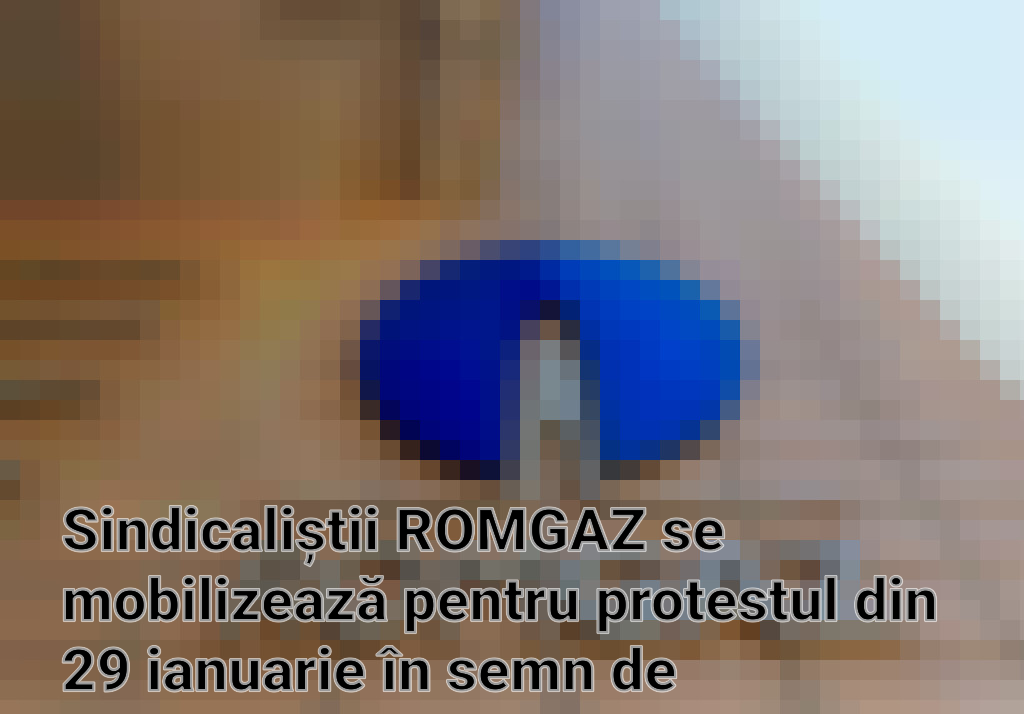 Sindicaliștii ROMGAZ se mobilizează pentru protestul din 29 ianuarie în semn de nemulțumire față de reducerile salariale propuse Imagini