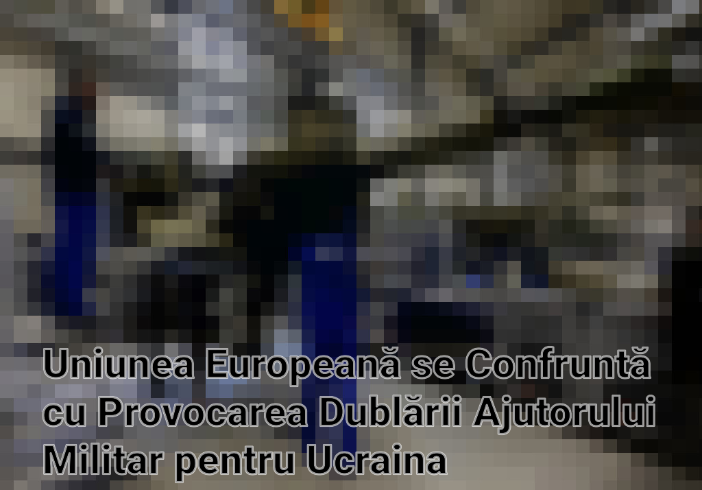 Uniunea Europeană se Confruntă cu Provocarea Dublării Ajutorului Militar pentru Ucraina