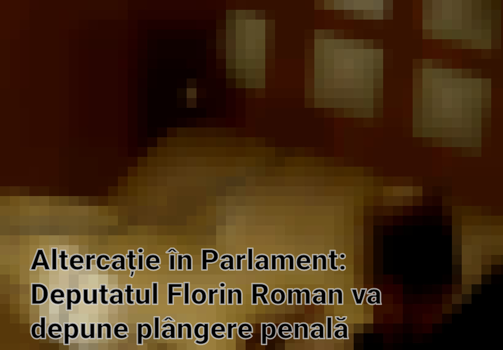 Altercație în Parlament: Deputatul Florin Roman va depune plângere penală împotriva lui Dan Vîlceanu Imagini