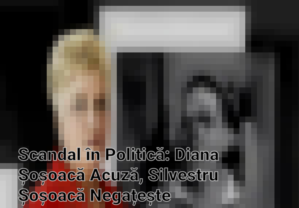 Scandal în Politică: Diana Șoșoacă Acuză, Silvestru Șoșoacă Negațește Imagini