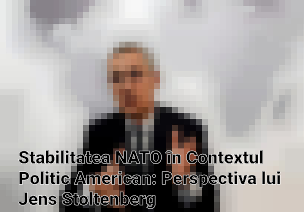 Stabilitatea NATO în Contextul Politic American: Perspectiva lui Jens Stoltenberg