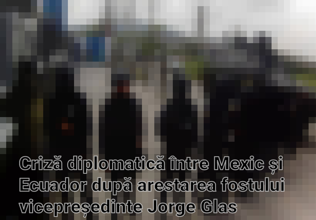 Criză diplomatică între Mexic și Ecuador după arestarea fostului vicepreședinte Jorge Glas Imagini