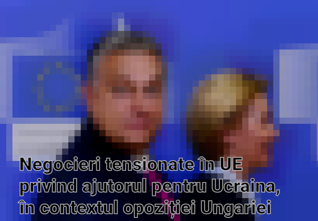 Negocieri tensionate în UE privind ajutorul pentru Ucraina, în contextul opoziției Ungariei