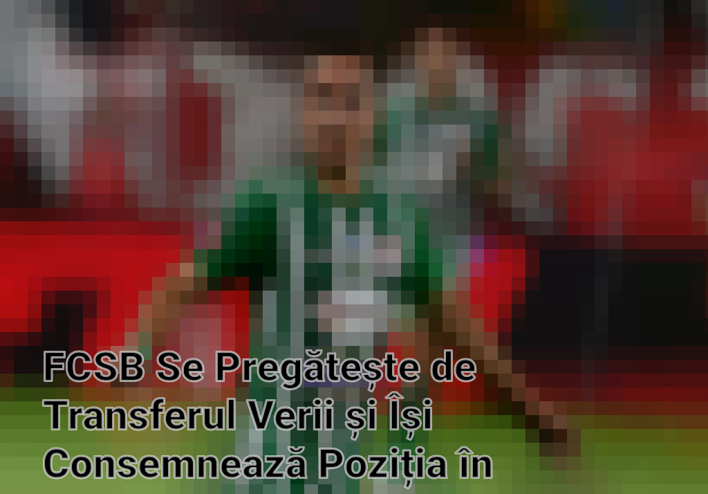 FCSB Se Pregătește de Transferul Verii și Își Consemnează Poziția în Clasamentul UEFA