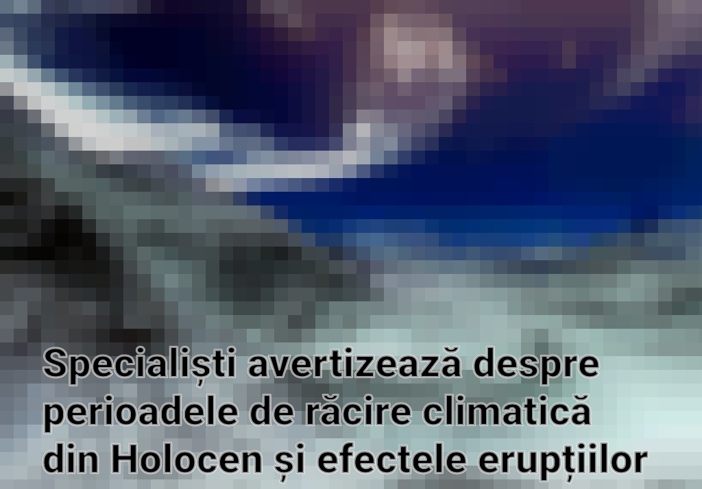 Specialiști avertizează despre perioadele de răcire climatică din Holocen și efectele erupțiilor vulcanice