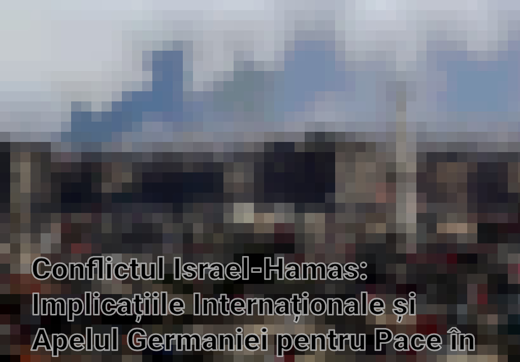 Conflictul Israel-Hamas: Implicațiile Internaționale și Apelul Germaniei pentru Pace în Orientul Mijlociu Imagini