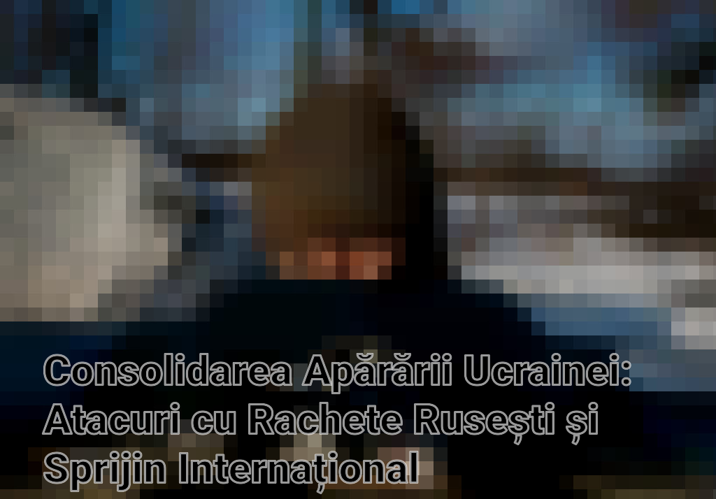 Consolidarea Apărării Ucrainei: Atacuri cu Rachete Rusești și Sprijin Internațional Imagini