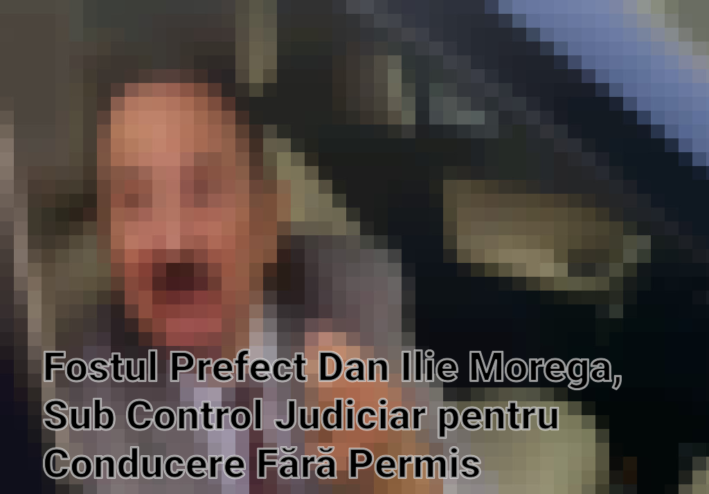 Fostul Prefect Dan Ilie Morega, Sub Control Judiciar pentru Conducere Fără Permis Imagini