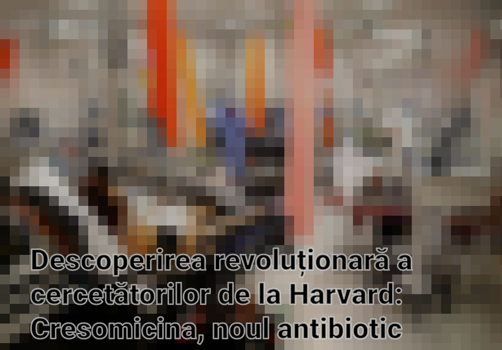 Descoperirea revoluționară a cercetătorilor de la Harvard: Cresomicina, noul antibiotic sintetic care promite să combată superbacteriile