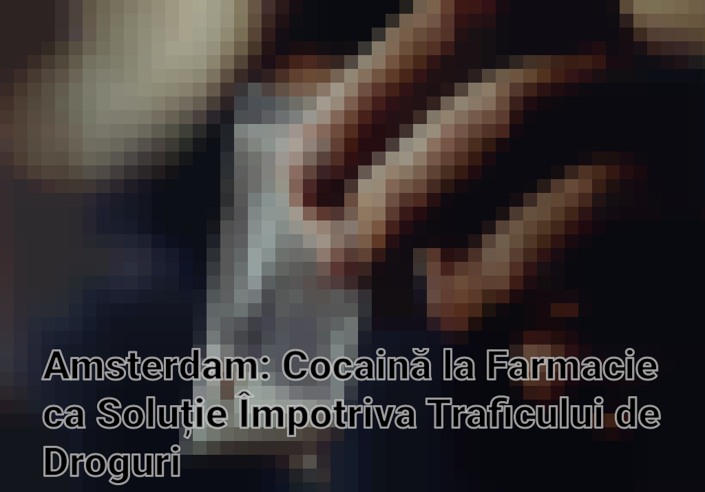 Amsterdam: Cocaină la Farmacie ca Soluție Împotriva Traficului de Droguri Imagini