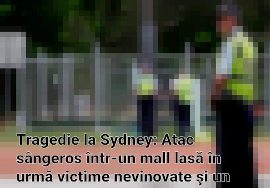 Tragedie la Sydney: Atac sângeros într-un mall lasă în urmă victime nevinovate şi un oraş în doliu Imagini