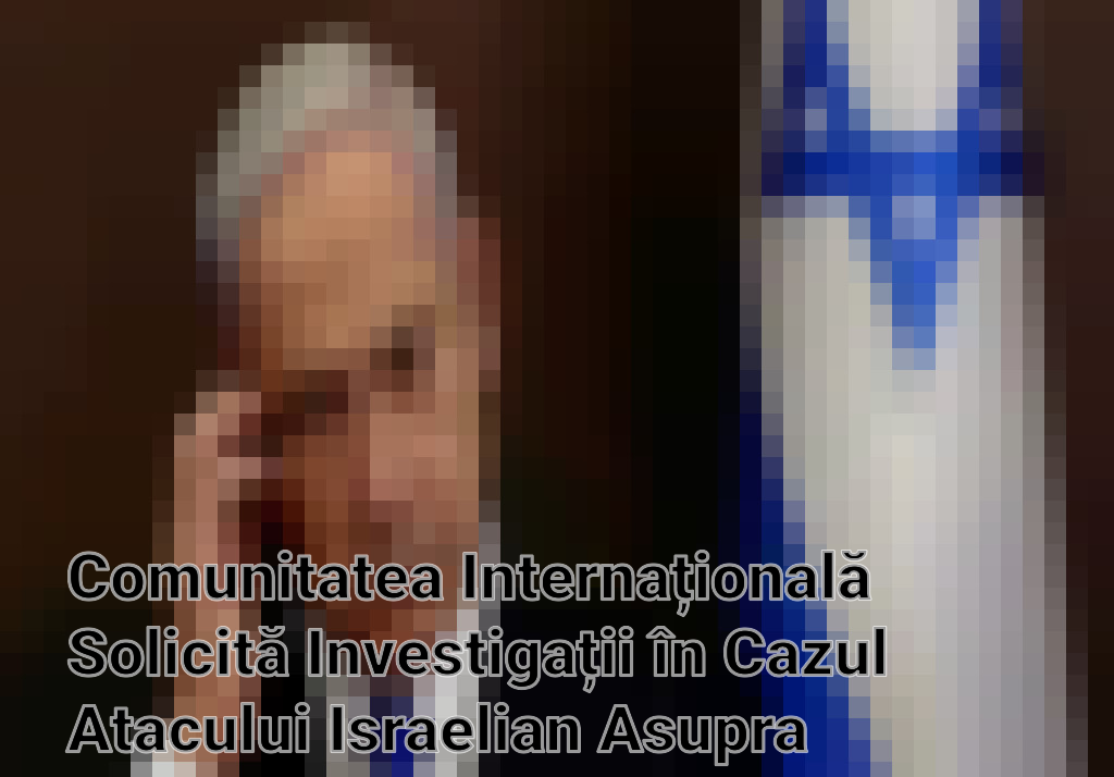Comunitatea Internațională Solicită Investigații în Cazul Atacului Israelian Asupra Angajaților Umanitari