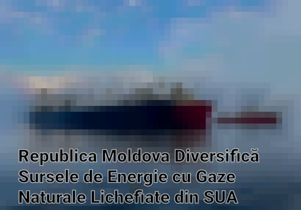 Republica Moldova Diversifică Sursele de Energie cu Gaze Naturale Lichefiate din SUA