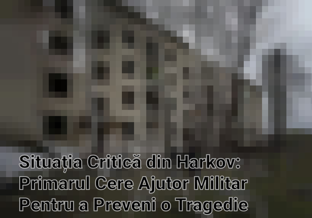 Situația Critică din Harkov: Primarul Cere Ajutor Militar Pentru a Preveni o Tragedie Comparabilă cu Alep