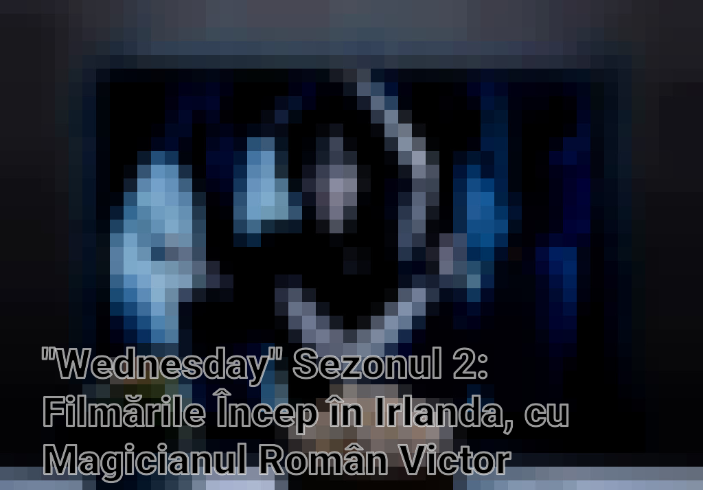 "Wednesday" Sezonul 2: Filmările Încep în Irlanda, cu Magicianul Român Victor Dorobanțu și Alte Nume Noi în Distribuție