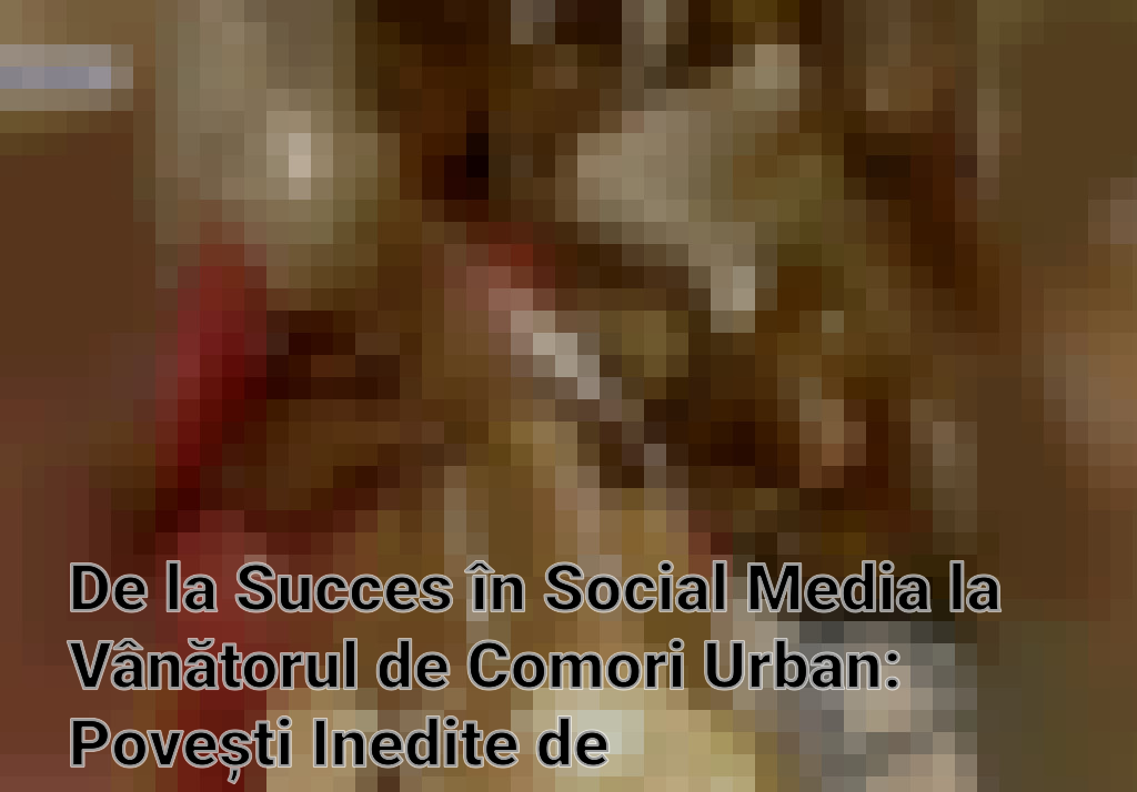De la Succes în Social Media la Vânătorul de Comori Urban: Povești Inedite de Perseverență și Noroc Imagini