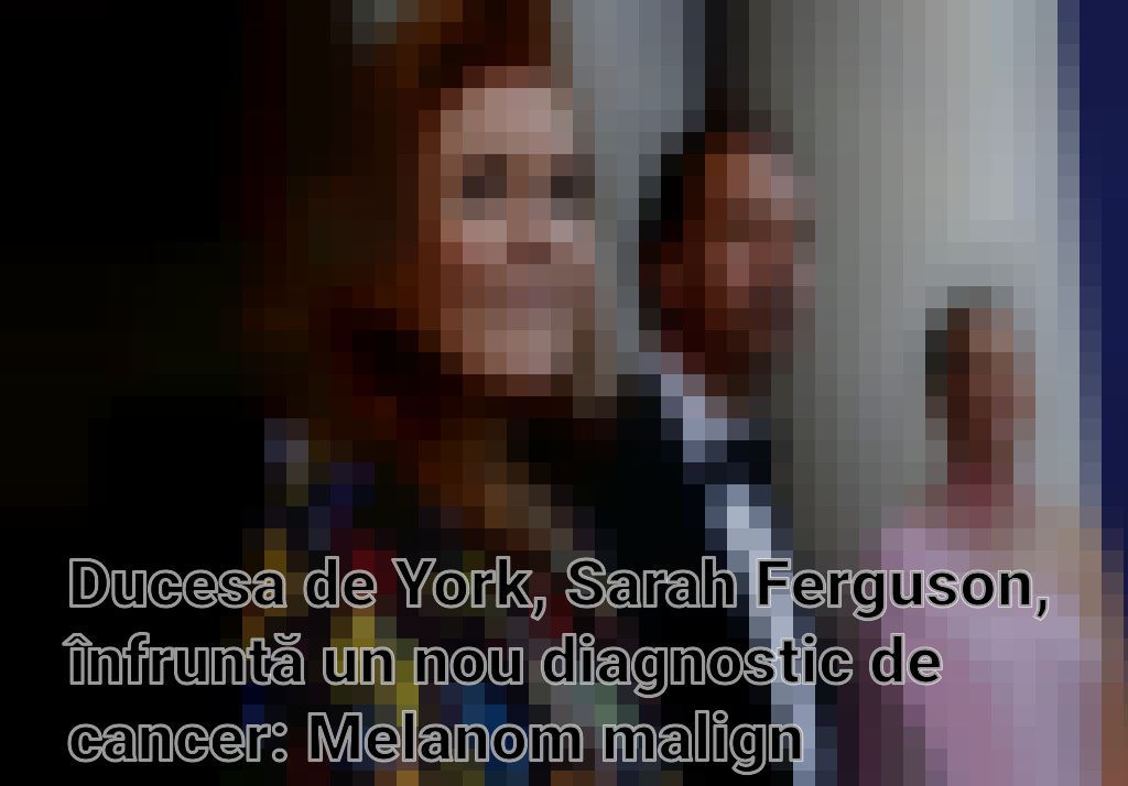 Ducesa de York, Sarah Ferguson, înfruntă un nou diagnostic de cancer: Melanom malign