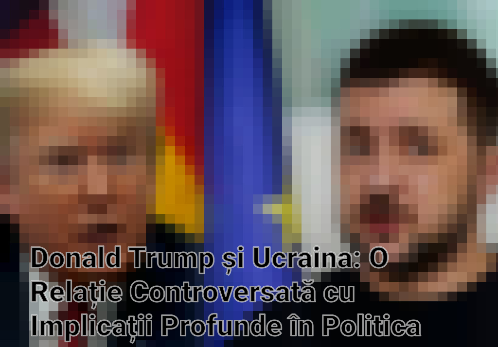 Donald Trump și Ucraina: O Relație Controversată cu Implicații Profunde în Politica SUA