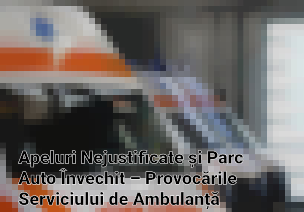 Apeluri Nejustificate și Parc Auto Învechit – Provocările Serviciului de Ambulanță București-Ilfov Imagini