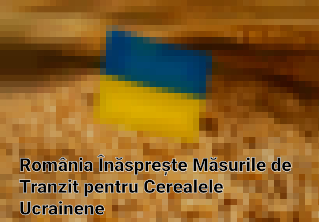România Înăsprește Măsurile de Tranzit pentru Cerealele Ucrainene