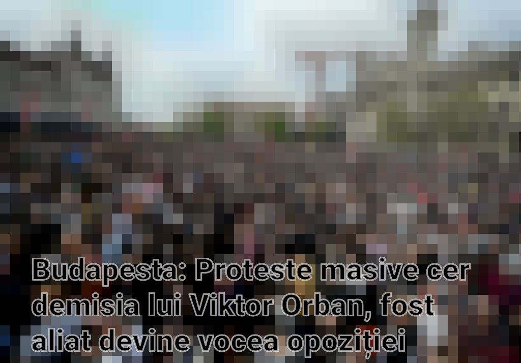 Budapesta: Proteste masive cer demisia lui Viktor Orban, fost aliat devine vocea opoziției