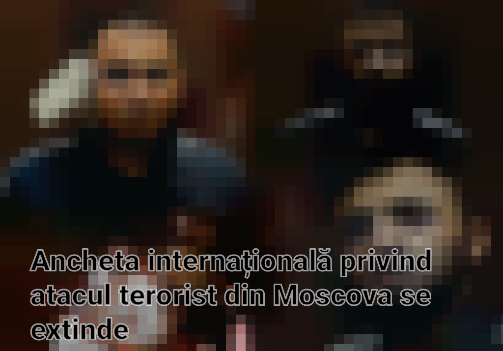 Ancheta internațională privind atacul terorist din Moscova se extinde Imagini