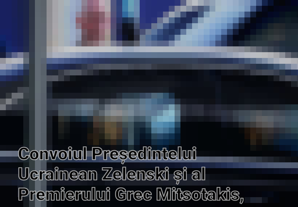 Convoiul Președintelui Ucrainean Zelenski și al Premierului Grec Mitsotakis, Ținta unui Atac cu Drone la Odesa