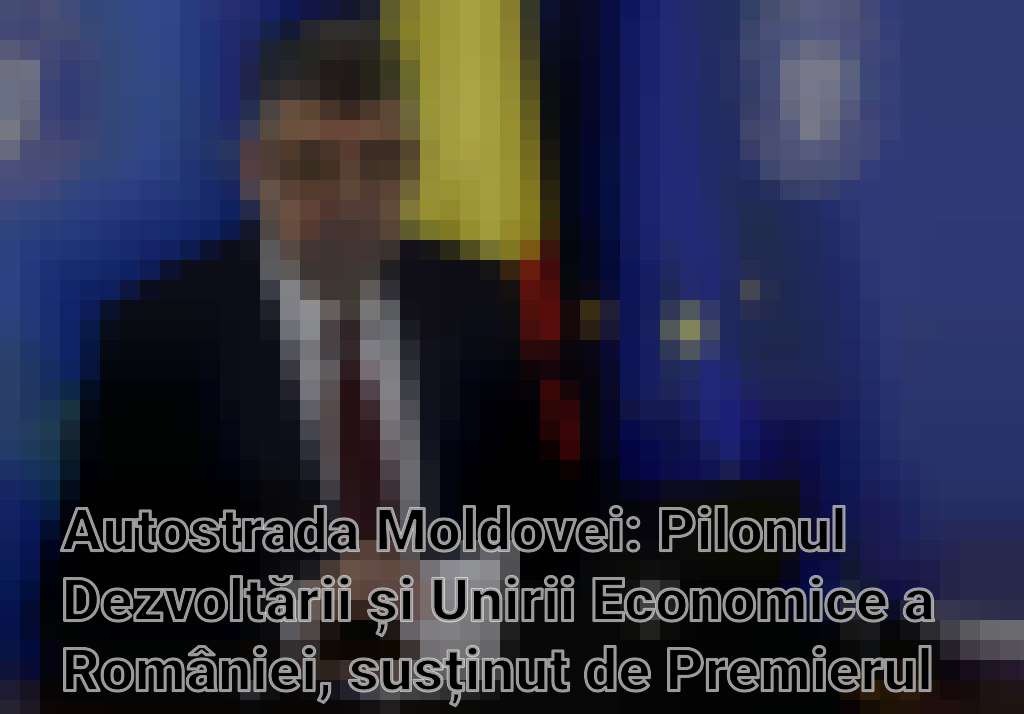 Autostrada Moldovei: Pilonul Dezvoltării și Unirii Economice a României, susținut de Premierul Ciolacu Imagini