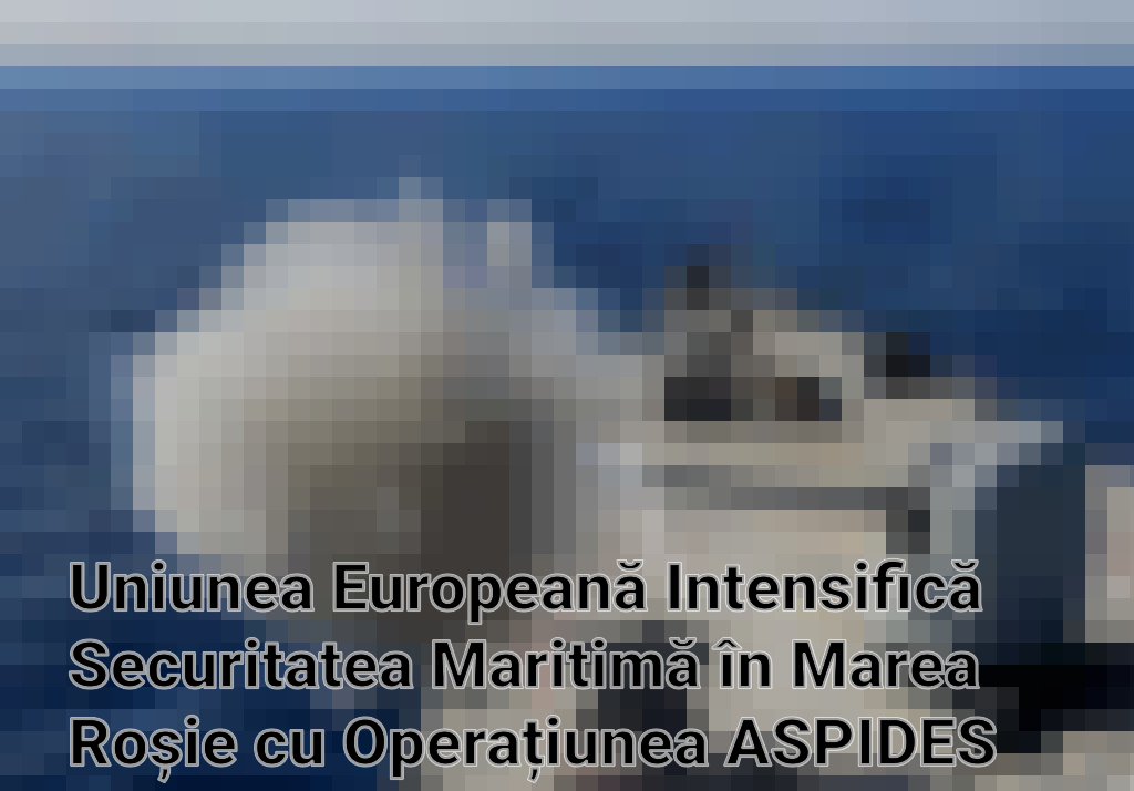 Uniunea Europeană Intensifică Securitatea Maritimă în Marea Roșie cu Operațiunea ASPIDES