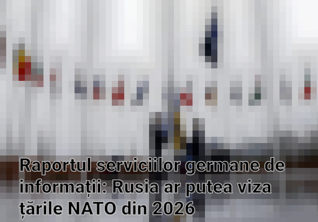 Raportul serviciilor germane de informații: Rusia ar putea viza țările NATO din 2026